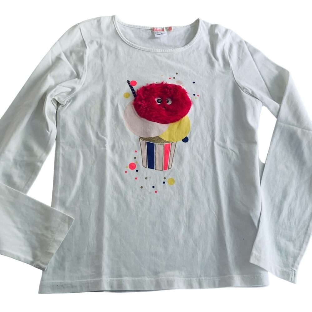 Billieblush girls graphic long sleeve top size 12